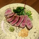 酒肴彩はんなり - 阿波牛のステーキ