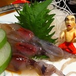 ちょいから - ホタルイカの刺身 2012.03
