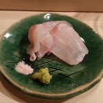 くりや - 2.クエの昆布締め刺身