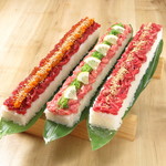 #ユッケ寿司#肉寿司#チョアチキン ハッシュタグ 東通り店