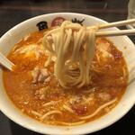 環七ラーメン 周麺 - 《トマトラーメン・II》モチっとした丸太麺