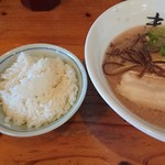 mantokura-men - 小飯　120円