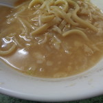 ラーメン二郎 - 乳化