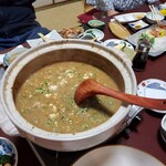 民宿 鈴せい - 仕上げは雑炊ですよ〰️❗