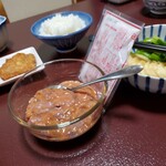 民宿 鈴せい - 夕べ女将さんに塩辛が、美味しいって話したらちゃんと塩辛が用意されていました❗｡ﾟ(ﾟ＾Д＾ﾟ)ﾟ｡