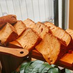 隠れ家ダイニング ソラマ - キャラメルシフォンケーキ＠しっとりのマーブルシフォン