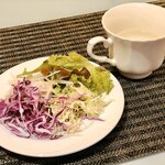 隠れ家ダイニング ソラマ - スープはオニオンスープかな？