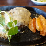 黒バーグステーキ＋チーズ