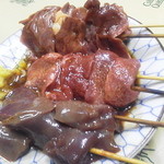 米山 - レバ、たん、ハツ刺し