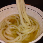 讃岐うどん 白庵 - ひやひや　麺持ち上げ