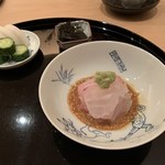 まき村 - 名物の鯛茶漬け