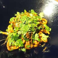 biodinamico - イカの丸ごと煮込みパスタ