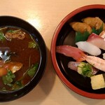 ファミリー回転寿司 花子 - 寿司定食600円