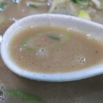 Hakata Ramen Ebisu - スープは この濃さ
