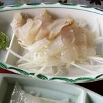 静観荘網本 - ヒラメの刺身