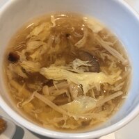 中国料理 大湖苑  - 中華スープ ( ´θ｀) しめじイイ