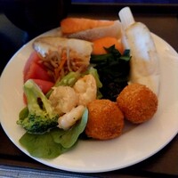 伝承千年の宿 佐勘 - 揚げ物はこのコロッケだけかな？エビマヨ美味しかった。