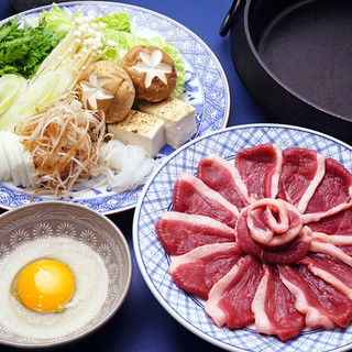 鴨のすき焼き始めました