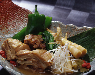 h Gokui - 幻の奄美島豚の塩漬けあばら肉と島野菜の煮物