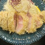 とんかつ ひびき - 特上ロースカツ定食 1500円(税込)