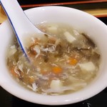 鳳琴樓 - セットのスープ