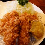 かつ玄 - とんかつ三味(牡蠣)