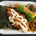 ほっかほっか亭 - のり弁当 税込 360円にタルタルソースを投入！(2019.12.03)