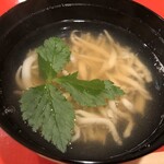 龍文支店 - 白魚のお吸い物