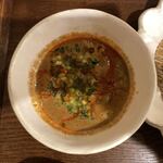 花雷 - ごまペーストのうどん 坦々(冷) 818円 (つけ汁)