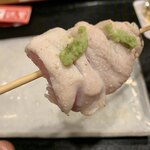 鶏繁 - ささみ　レアでしょ