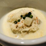 レ・シャンドール - ズワイ蟹　蟹味噌　蕪とカリフラワー
