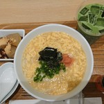 Nana's green tea - 明太子と卵のあんかけうどんランチセット