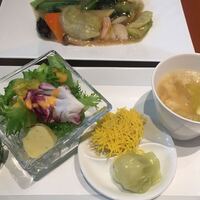 中国料理 大湖苑  - 海鮮餡かけ焼きそば ( ´θ｀) Lunch Set