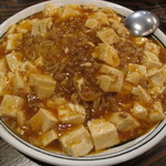 中国料理 堀内 - 納豆と豆腐のピリ辛焼きそば(930円)