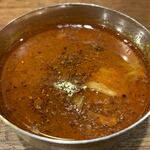 SPICY CURRY 魯珈 - ◉ラムカレー（ビンダル風）のぷちカレー（＋300円 ）