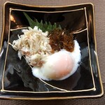 食彩厨房 甚兵衛 - 松葉ガニ温玉乗せ