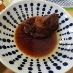 松屋 - 近写して初めて判別出来る、豚の角煮(^_^;)