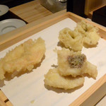 味勧屋 - 娘用天ぷら（海老・鯛・鱧）