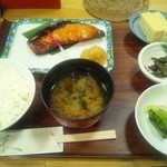 京粕漬 魚久  - 鮭の粕漬け定食