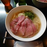 牛骨らぁ麺マタドール - 贅沢焼牛らぁ麺　塩\1050(19-12)