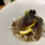 産直青魚専門 恵比寿 御厨 - 炙り〆鯖