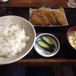 ふじや食堂 - アジフライ定食