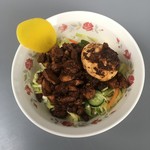 まつざか - 2号店夜限定ルーロー飯定食1,100円