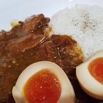 塩そば専門店 桑ばら - ユメさんが本気で作った国産牛スジカレーと塩かけそば定食