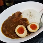 塩そば専門店 桑ばら - ユメさんが本気で作った国産牛スジカレーと塩かけそば定食