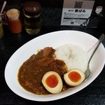 塩そば専門店 桑ばら - ユメさんが本気で作った国産牛スジカレーと塩かけそば定食