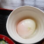 十割蕎麦 韃靼 穂のか - 2019/8/27  トッピングの温玉　100円