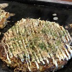 Okonomiyaki Monja Teppanyaki Ogata - 出来上がり