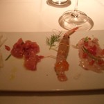 La Rosetta - これが一番美味しかった　アンティパストのcrudi di pesce