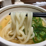 デパ地下さぬきうどん店 - かけうどん（ひやあつ）